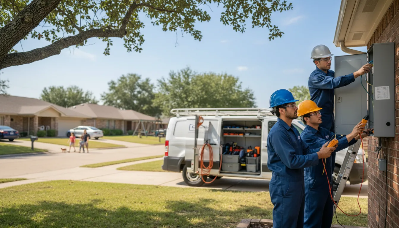 Certified electrician providing emergency electrical services in Hubbell, MI